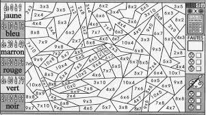 Un Coloriage Magique Pour Apprendre En S Amusant Les Multiplications Un Mo Coloriage Magique Multiplication Coloriage Magique Cm2 Coloriage Magique A Imprimer