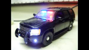 Welly 1/27 20008 chevy tahoe police suv blank black out of stock $17.50: Custom 1 24 Chevrolet Tahoe Ppv Slicktop Diecast Police Model W Working Lights Siren Youtube