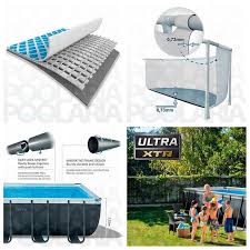 Piscina Intex Rectangular Ultra Xtr Frame 975x488x132 26374np 26378np En 2020 Piscina Intex Piscina Piscinas Elevadas