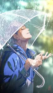 Sad anime boy in rain wallpaper. Cute Anime Boy Rain Wallpapers Wallpaper Cave