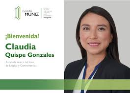 Estoy muy contenta de volver al Estudio Muñiz, para iniciar una nueva etapa  con nuevos retos. Gracias a todos por sus buenos deseos.