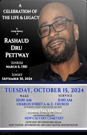 Memorial Folder for the Late Rashaud Dru Pettway by PAUSEatFAWFH1