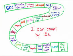 goal setting charts for young kids kids education charts