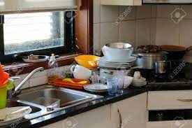 Your dirty kitchen stock images are ready. Dirty Kitchen After Lunch Stock Photo Picture And Royalty Free Image Image 36299219