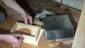 While it's not as glamorous or fun as picking out cabinet colors the heat may spoil produce sitting under the cabinet or food inside the cabinet above the lighting. How To Make Floor Vent Under Cabinet Vozdushnaya Truba Pod Tumbochku Youtube