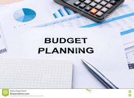 Budget Planning With Financial Chart Stock Photo Image Of