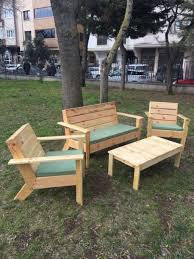 Ahsap El Yapimi Bahce Koltuk Takimi Modelleri Ve Fiyati Dekopasaj
