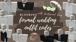 Searching for bloxburg codes for money, clothes, pictures, hair, posters, songs and accessories ? Formal Wedding Items And Outfit Codes Bloxburg Roblox Youtube