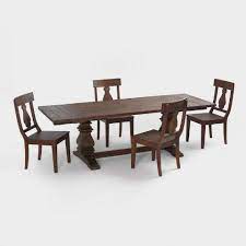 World market, mahogany verona trestle table. Arcadia Dining Collection World Market