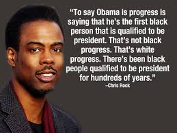 To say Obama is progress is saying that he&#39;s the first black ... via Relatably.com