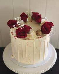 40th wedding anniversary cake anniversary cake pictures anniversary cake designs happy anniversary cakes ruby anniversary ruby wedding cake wedding dress cake 25th wedding anniversary cake. Abbeylane Cakes 40th Wedding Anniversary Cake Inside Is 3 Layers Of 8 Red Velvet With Vanilla Buttercream Topped With A White Choc Ganache Drip Chocolates And A Pop Of Red