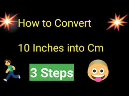 Convert centimeter to inch with formula, common lengths conversion, conversion tables and more. How To Convert 10 Inches Into Cm 10 Inches In Cm Youtube