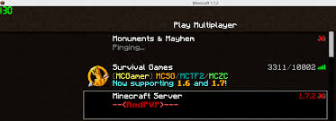 Find a server ip now! Spigot 1 7 2 Server List Error Bug Spigotmc High Performance Minecraft
