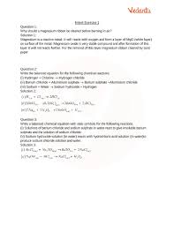 The first two exercises on this page show aspects of computing which match the vocabulary listed on the page. Ncert Solutions Class 10 Science Chapter 1