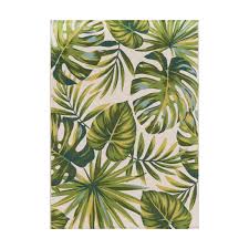 Download palm leaf green stock vectors. Better Homes Gardens Palm Leaf Woven Outdoor Rug 5 X 7 Walmart Com Walmart Com