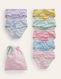 7 Pack Underwear - Multi Butterflies | Boden US