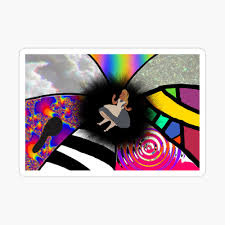 Hd wallpapers and background images Alice In Wonderland Trippy Aesthetic Art Board Print By Arianyuhgrande Redbubble