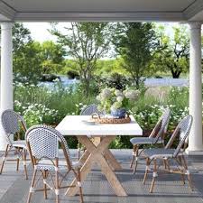 You can buy patio dining sets with removable umbrella online. Farmhouse Rustic Umbrella Hole Outdoor Dining Tables Birch Lane