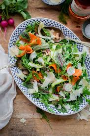 Shaved Vegetable Salad Easy Arugula Salad A Beautiful Plate Recipe Arugula Salad Arugula Salad Recipes Salad Recipes