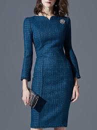 Buy Cocktail Dresses Midi Dresses For Women From Swchic At Ciciway Online Shopping Ciciway Long Sleeve Bodycon Midi Dress Fashion Dresses Long Cocktail Dress