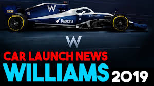 The american team takes on the new commercial identity of rich energy haas f1 team this year due to the addition of title. Williams F1 2019 Car Launch Announced Youtube