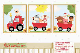 Check spelling or type a new query. Cute Farm Themed Wall Decor Nursery Wall Art For Babies 1098848 Decorations Design Bundles