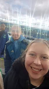 My daughter (Liverpool fan) wanted to show her support and give a message  at the City match today. What made her really happy was the nods and thumbs  up of support she