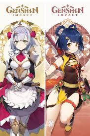 Genshin Impact Details Noelle And Xiangling Lightgames In 2020 Impact Nekomimi Digital Art Girl