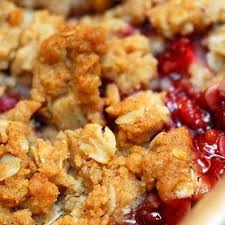 Strawberry Rhubarb Crisp Recipe Recipe Strawberry Recipes Rhubarb Recipes Fruit Recipes