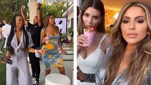 Maybe you would like to learn more about one of these? Larsa Pippen 46 Is Twinning With 12 Year Old Daughter Sophia In Matching Butterfly Bikinis Daily Mail Online