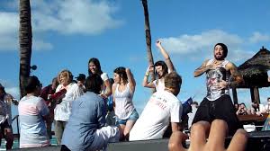 #water #amy schumer #spring break #i feel pretty #wet t shirt contest. Wet T Shirt Contest Backtsreet Boys Beach Party Bahamas Youtube