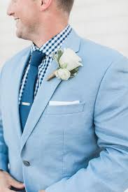 Groom In Ralph Lauren Blue Tuxedo For Newport Beach House Wedding Meredith Jane Photography Wedding Outfits For Groom Blue Tuxedos Dad Outfit