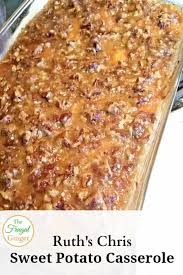 Drop it into the skillet and do not touch it for at least 3 minutes. Ruth S Chris Sweet Potato Casserole