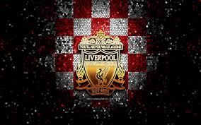 Liverpool fc 3d logo wallpaper. Download Wallpapers Liverpool Fc Glitter Logo Premier League Red White Checkered Background Soccer Fc Liverpool English Football Club Liverpool Logo Mosaic Art Football England Lfc For Desktop Free Pictures For Desktop Free