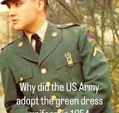 Why did the the US Army adopt the green dress uniform in 1954?  #armynavyvintage #vintage #vintagemilitary #uniform #uniforms #usarmy  #style #military #vintagemilitarywear #vintagestyle ...