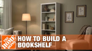 Besides your collection of books, these might be small statues or figurines, potplants or photos. Diy Bookshelf Simple Wood Projects The Home Depot Youtube