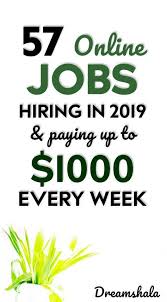 51 Legit Work From Home Companies That Pay Weekly Work From Home Companies Work From Home Jobs Online Jobs From Home