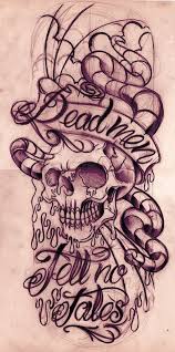 Dead Men Tell No Tales Sketch By Willemxsm On Deviantart Tattoos For Guys Arm Tattoos For Guys Tattoos