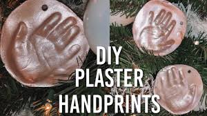 diy handprint ornament plaster