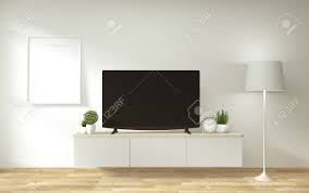 Pos design design model tv display display screen conceptual design design projects design ideas industrial design creative design. Mock Up Tv Cabinet And Display With Room Minimal Design And Decoration Stock Photo Picture And Royalty Free Image Image 128419929