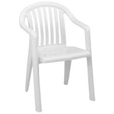 Pack Of 4 Grosfillex Us282304 Us023004 Miami White Lowback Stacking Resin Armchair In 2020 Dining Arm Chair Chair White Plastic Chairs