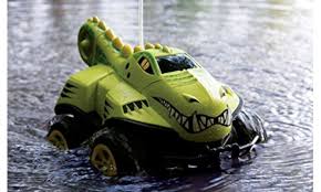 Get bored driving on land? Amphibious Remote Control Crocodile Car Brilliant Childrens Presents