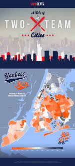 Infographics Where Mets And Yankees Fans Live Vivid Seats