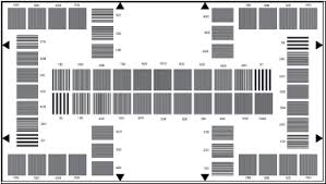 Te224 A Hdtv Resolution Test Chart 50 1000 Cph 16 9