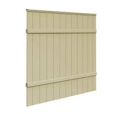 Veranda Windham 6 Ft H X 6 Ft W Wicker Vinyl Fence Panel 73002290 The Home Depot Vinyl Fence Panels Vinyl Fence Fence Panels