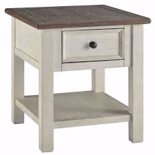 Made of decorative laminate over engineered wood and metal. Bolanburg Rectangular End Table T637 3 Ashley Furniture Afw Com