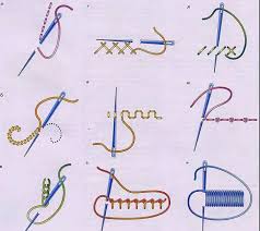 Швы и строчки для ручной вышивки: огромная подборка всего, чего ...