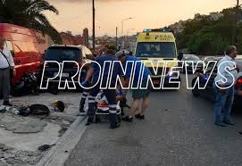 Ένας νεκρός και εννέα τραυματίες σε φρικτό τροχαίο. Xb3pekmogttbcm