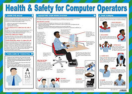 Take a look at our health & safety law. Safety First Aid Group Health Safety For Using Computers Operators Poster Buy Online In Montenegro At Montenegro Desertcart Com Productid 89829073
