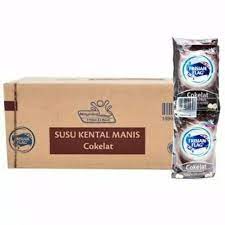 Daftar harga kebutuhan aneka susu kental manis update harga 7 februari 2015 no nama barang harga per karton harga per pak harga eceran banyaknya 1 bendera kaleng coklat 398.000 8.600 1 karton=48 kaleng 2 bendera kaleng putih gold 583.000 12.400 1 karton=48 kaleng 3 bendera. Susu Sachet Bendera Frisian Flag Coklat 1 Karton Shopee Indonesia